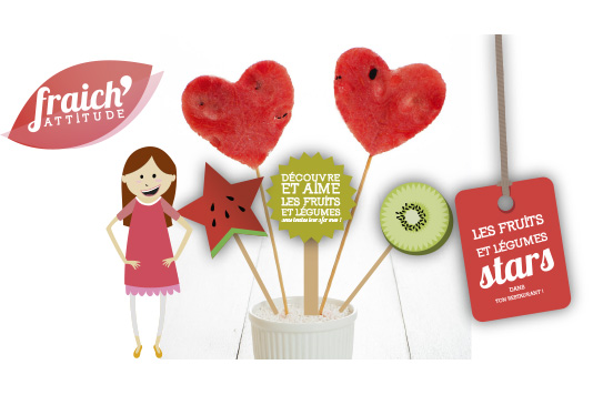Legumes et fruits frais